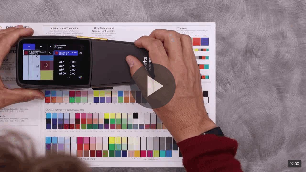 X-Rite eXact 2: Znajomość obsługi narzędzia Color 
