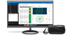A large desktop computer showing X-Rite color analysis software Auto QC.